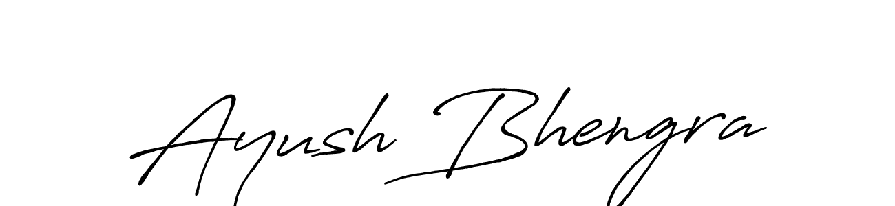 Similarly Antro_Vectra_Bolder is the best handwritten signature design. Signature creator online .You can use it as an online autograph creator for name Ayush Bhengra. Ayush Bhengra signature style 7 images and pictures png