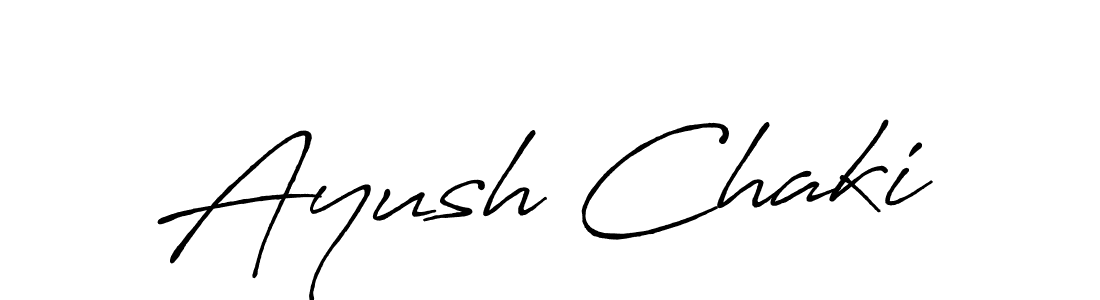 How to make Ayush Chaki signature? Antro_Vectra_Bolder is a professional autograph style. Create handwritten signature for Ayush Chaki name. Ayush Chaki signature style 7 images and pictures png