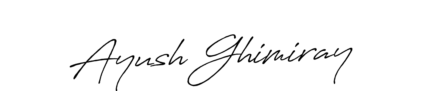 You should practise on your own different ways (Antro_Vectra_Bolder) to write your name (Ayush Ghimiray) in signature. don't let someone else do it for you. Ayush Ghimiray signature style 7 images and pictures png