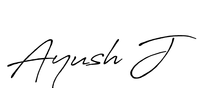 You can use this online signature creator to create a handwritten signature for the name Ayush J. This is the best online autograph maker. Ayush J signature style 7 images and pictures png