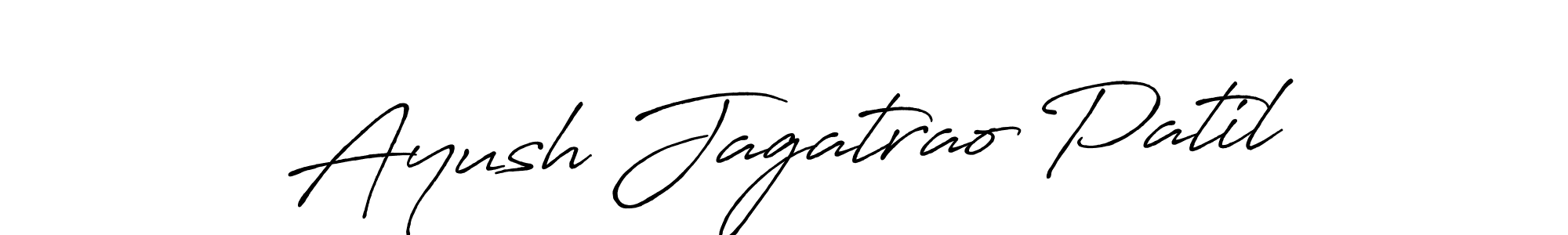 You should practise on your own different ways (Antro_Vectra_Bolder) to write your name (Ayush Jagatrao Patil) in signature. don't let someone else do it for you. Ayush Jagatrao Patil signature style 7 images and pictures png