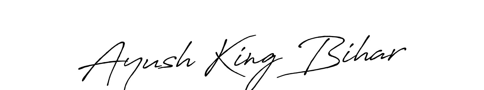 Make a short Ayush King Bihar signature style. Manage your documents anywhere anytime using Antro_Vectra_Bolder. Create and add eSignatures, submit forms, share and send files easily. Ayush King Bihar signature style 7 images and pictures png
