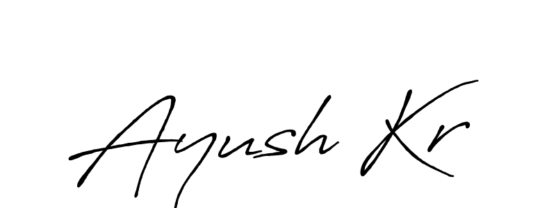 Make a beautiful signature design for name Ayush Kr. Use this online signature maker to create a handwritten signature for free. Ayush Kr signature style 7 images and pictures png