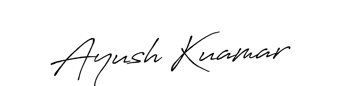 You should practise on your own different ways (Antro_Vectra_Bolder) to write your name (Ayush Kuamar) in signature. don't let someone else do it for you. Ayush Kuamar signature style 7 images and pictures png