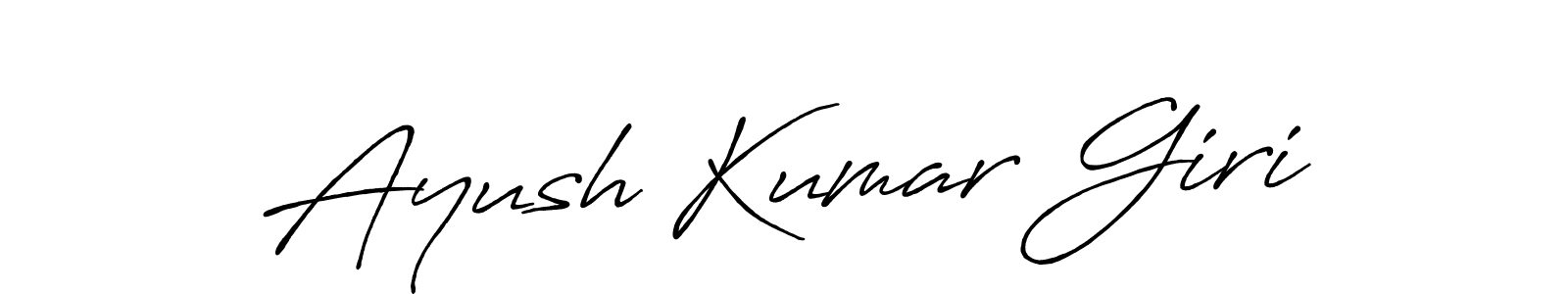 The best way (Antro_Vectra_Bolder) to make a short signature is to pick only two or three words in your name. The name Ayush Kumar Giri include a total of six letters. For converting this name. Ayush Kumar Giri signature style 7 images and pictures png