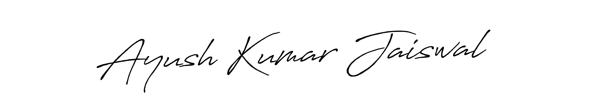 Antro_Vectra_Bolder is a professional signature style that is perfect for those who want to add a touch of class to their signature. It is also a great choice for those who want to make their signature more unique. Get Ayush Kumar Jaiswal name to fancy signature for free. Ayush Kumar Jaiswal signature style 7 images and pictures png