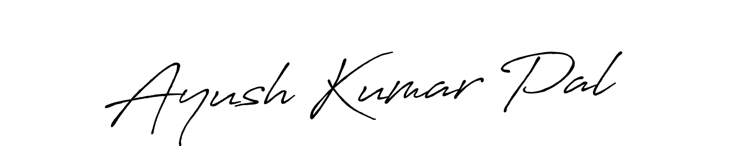 Use a signature maker to create a handwritten signature online. With this signature software, you can design (Antro_Vectra_Bolder) your own signature for name Ayush Kumar Pal. Ayush Kumar Pal signature style 7 images and pictures png