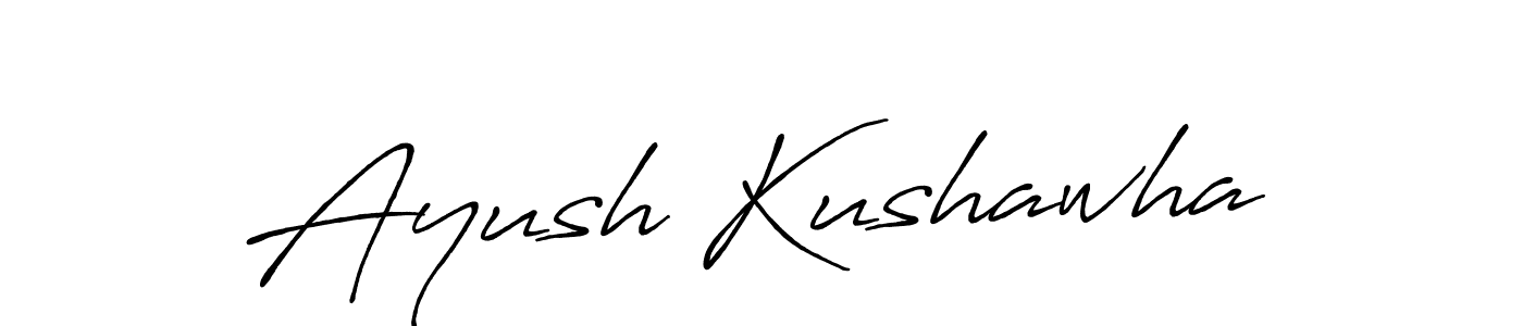 The best way (Antro_Vectra_Bolder) to make a short signature is to pick only two or three words in your name. The name Ayush Kushawha include a total of six letters. For converting this name. Ayush Kushawha signature style 7 images and pictures png