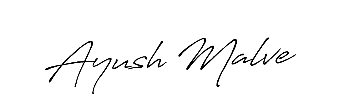 You can use this online signature creator to create a handwritten signature for the name Ayush Malve. This is the best online autograph maker. Ayush Malve signature style 7 images and pictures png