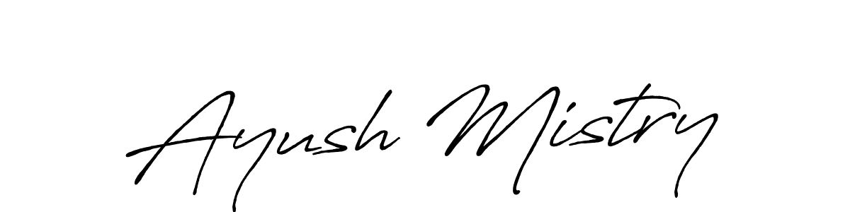 It looks lik you need a new signature style for name Ayush Mistry. Design unique handwritten (Antro_Vectra_Bolder) signature with our free signature maker in just a few clicks. Ayush Mistry signature style 7 images and pictures png