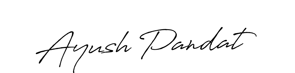 The best way (Antro_Vectra_Bolder) to make a short signature is to pick only two or three words in your name. The name Ayush Pandat include a total of six letters. For converting this name. Ayush Pandat signature style 7 images and pictures png