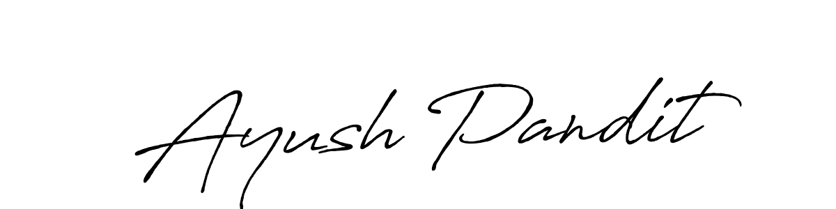 How to make Ayush Pandit signature? Antro_Vectra_Bolder is a professional autograph style. Create handwritten signature for Ayush Pandit name. Ayush Pandit signature style 7 images and pictures png