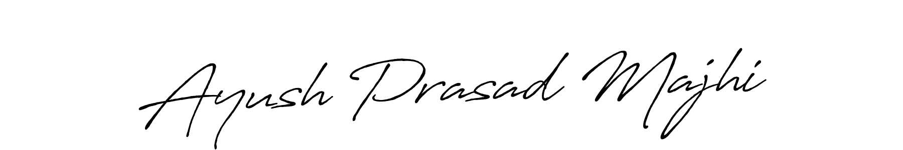Design your own signature with our free online signature maker. With this signature software, you can create a handwritten (Antro_Vectra_Bolder) signature for name Ayush Prasad Majhi. Ayush Prasad Majhi signature style 7 images and pictures png