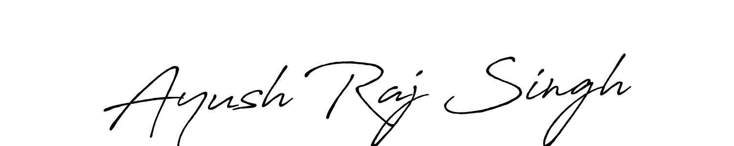 Design your own signature with our free online signature maker. With this signature software, you can create a handwritten (Antro_Vectra_Bolder) signature for name Ayush Raj Singh. Ayush Raj Singh signature style 7 images and pictures png