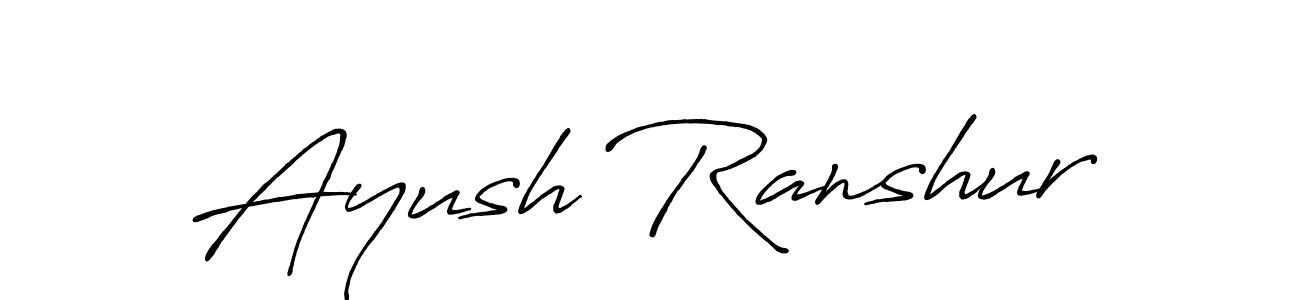 How to Draw Ayush Ranshur signature style? Antro_Vectra_Bolder is a latest design signature styles for name Ayush Ranshur. Ayush Ranshur signature style 7 images and pictures png