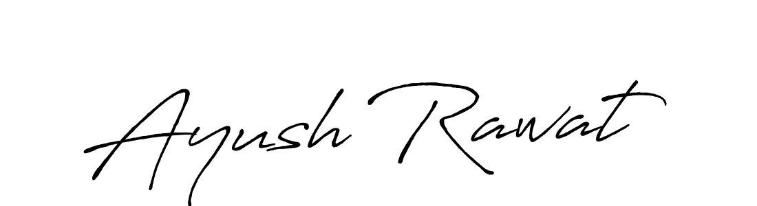 Also we have Ayush Rawat name is the best signature style. Create professional handwritten signature collection using Antro_Vectra_Bolder autograph style. Ayush Rawat signature style 7 images and pictures png