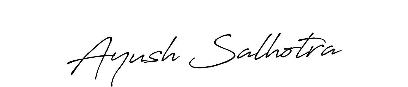 Antro_Vectra_Bolder is a professional signature style that is perfect for those who want to add a touch of class to their signature. It is also a great choice for those who want to make their signature more unique. Get Ayush Salhotra name to fancy signature for free. Ayush Salhotra signature style 7 images and pictures png