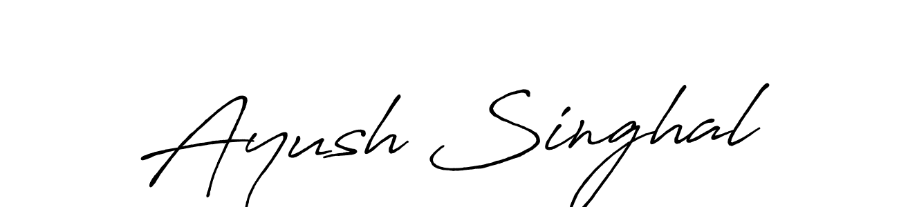 Also You can easily find your signature by using the search form. We will create Ayush Singhal name handwritten signature images for you free of cost using Antro_Vectra_Bolder sign style. Ayush Singhal signature style 7 images and pictures png