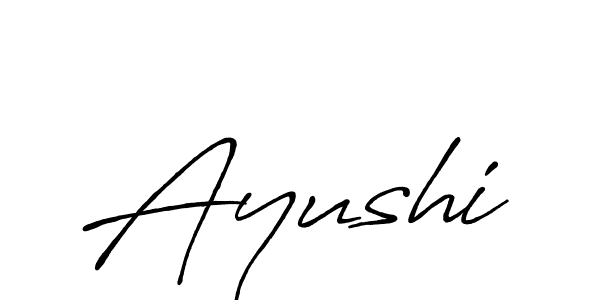 Antro_Vectra_Bolder is a professional signature style that is perfect for those who want to add a touch of class to their signature. It is also a great choice for those who want to make their signature more unique. Get Ayushi name to fancy signature for free. Ayushi signature style 7 images and pictures png