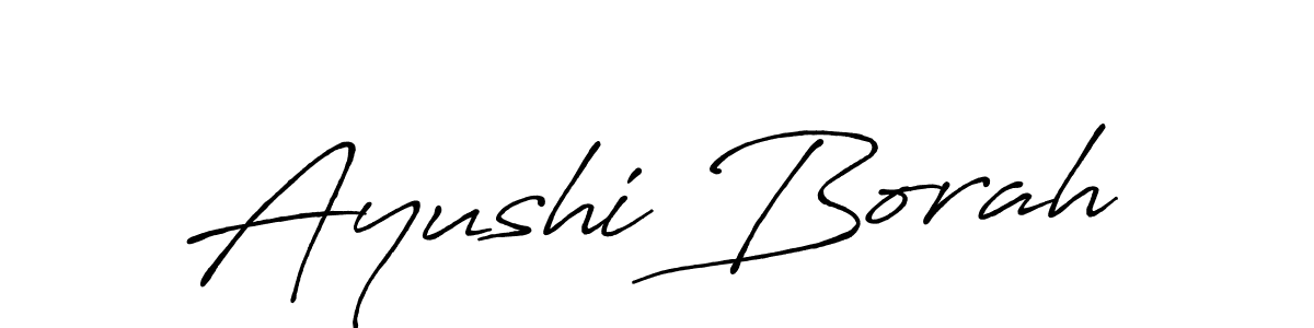 Once you've used our free online signature maker to create your best signature Antro_Vectra_Bolder style, it's time to enjoy all of the benefits that Ayushi Borah name signing documents. Ayushi Borah signature style 7 images and pictures png