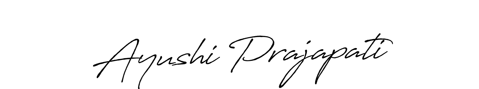 if you are searching for the best signature style for your name Ayushi Prajapati. so please give up your signature search. here we have designed multiple signature styles  using Antro_Vectra_Bolder. Ayushi Prajapati signature style 7 images and pictures png