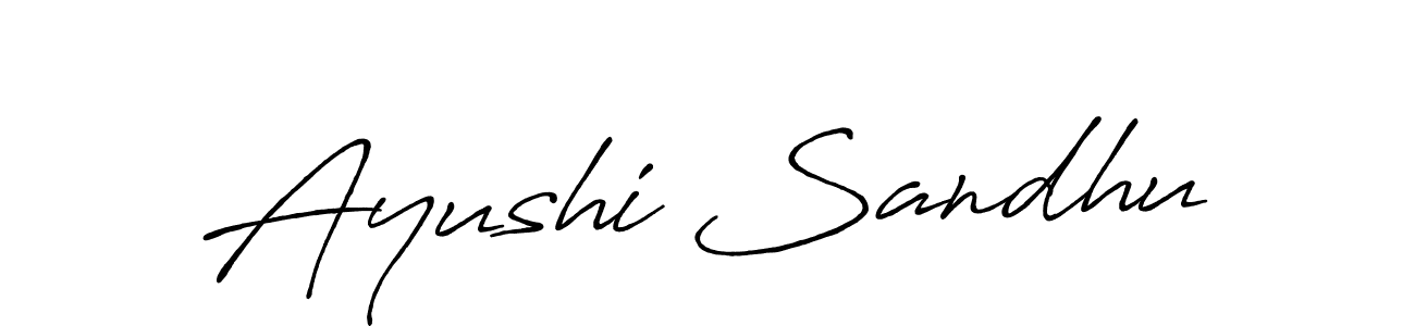 It looks lik you need a new signature style for name Ayushi Sandhu. Design unique handwritten (Antro_Vectra_Bolder) signature with our free signature maker in just a few clicks. Ayushi Sandhu signature style 7 images and pictures png