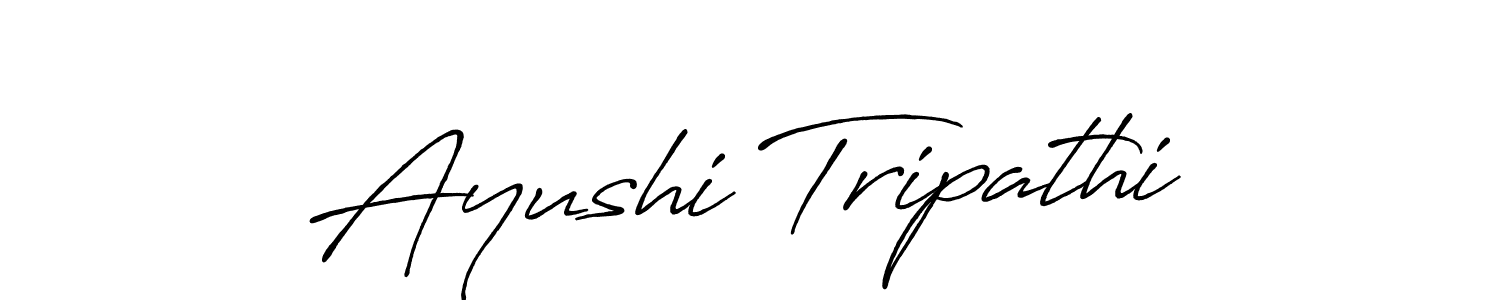 Once you've used our free online signature maker to create your best signature Antro_Vectra_Bolder style, it's time to enjoy all of the benefits that Ayushi Tripathi name signing documents. Ayushi Tripathi signature style 7 images and pictures png