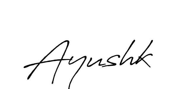 Ayushk stylish signature style. Best Handwritten Sign (Antro_Vectra_Bolder) for my name. Handwritten Signature Collection Ideas for my name Ayushk. Ayushk signature style 7 images and pictures png