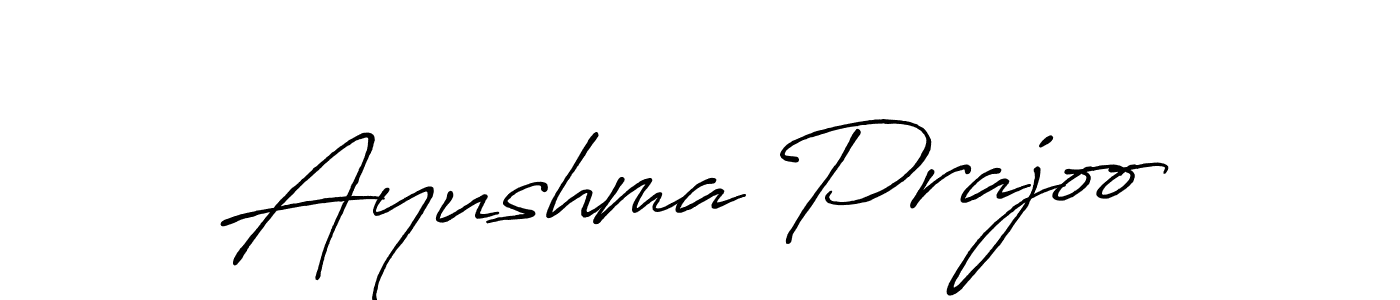 Antro_Vectra_Bolder is a professional signature style that is perfect for those who want to add a touch of class to their signature. It is also a great choice for those who want to make their signature more unique. Get Ayushma Prajoo name to fancy signature for free. Ayushma Prajoo signature style 7 images and pictures png