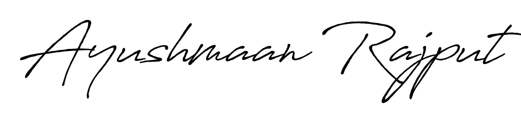Discover how Ayushmaan Rajput looks in an executive cursive font (Antro_Vectra_Bolder). Perfect for legal documents, invoices, and certificates. Ayushmaan Rajput signature style 7 images and pictures png