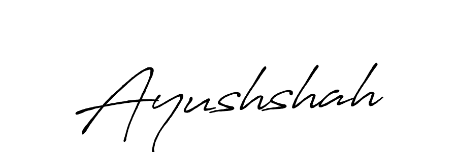 How to make Ayushshah signature? Antro_Vectra_Bolder is a professional autograph style. Create handwritten signature for Ayushshah name. Ayushshah signature style 7 images and pictures png