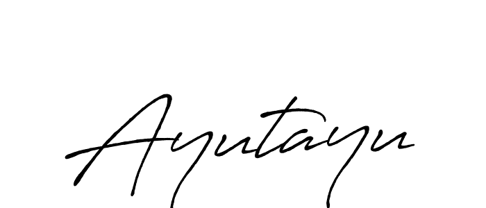 The best way (Antro_Vectra_Bolder) to make a short signature is to pick only two or three words in your name. The name Ayutayu include a total of six letters. For converting this name. Ayutayu signature style 7 images and pictures png