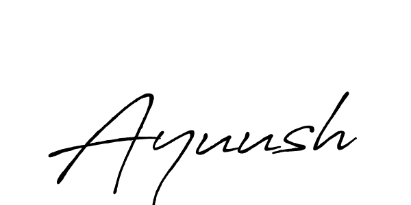 Also we have Ayuush name is the best signature style. Create professional handwritten signature collection using Antro_Vectra_Bolder autograph style. Ayuush signature style 7 images and pictures png