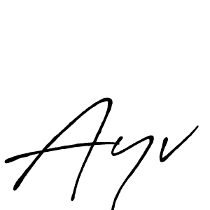 Once you've used our free online signature maker to create your best signature Antro_Vectra_Bolder style, it's time to enjoy all of the benefits that Ayv name signing documents. Ayv signature style 7 images and pictures png