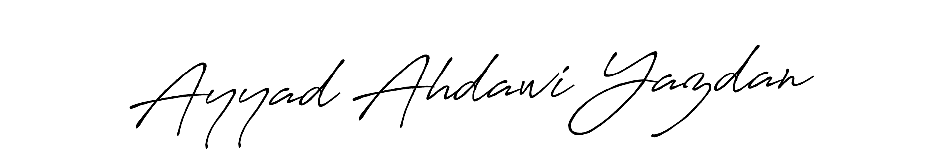 See photos of Ayyad Ahdawi Yazdan official signature by Spectra . Check more albums & portfolios. Read reviews & check more about Antro_Vectra_Bolder font. Ayyad Ahdawi Yazdan signature style 7 images and pictures png