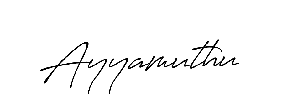 How to make Ayyamuthu name signature. Use Antro_Vectra_Bolder style for creating short signs online. This is the latest handwritten sign. Ayyamuthu signature style 7 images and pictures png