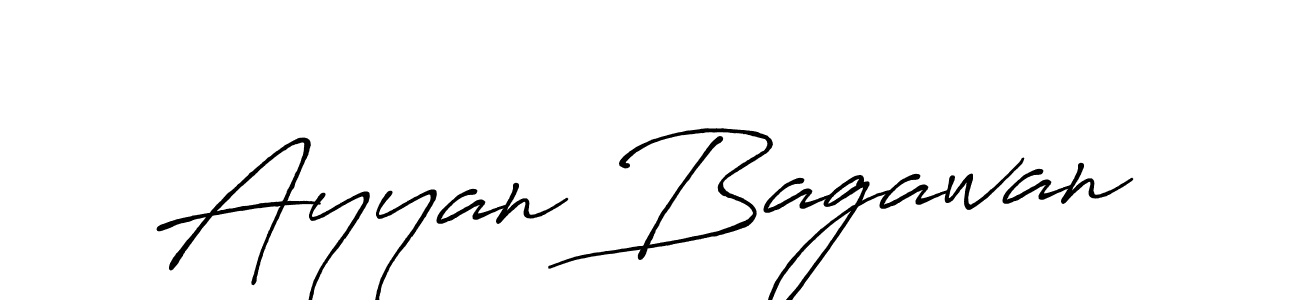 Create a beautiful signature design for name Ayyan Bagawan. With this signature (Antro_Vectra_Bolder) fonts, you can make a handwritten signature for free. Ayyan Bagawan signature style 7 images and pictures png
