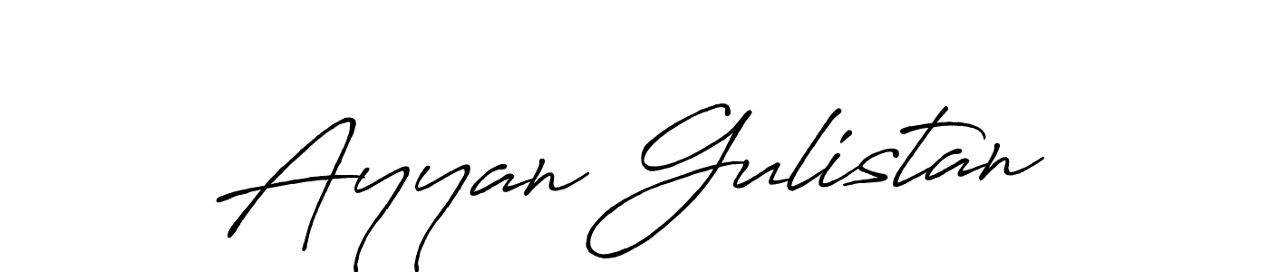 Make a short Ayyan Gulistan signature style. Manage your documents anywhere anytime using Antro_Vectra_Bolder. Create and add eSignatures, submit forms, share and send files easily. Ayyan Gulistan signature style 7 images and pictures png