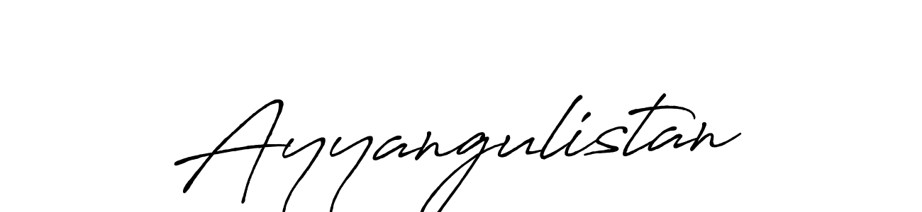 The best way (Antro_Vectra_Bolder) to make a short signature is to pick only two or three words in your name. The name Ayyangulistan include a total of six letters. For converting this name. Ayyangulistan signature style 7 images and pictures png