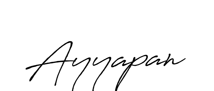 Create a beautiful signature design for name Ayyapan. With this signature (Antro_Vectra_Bolder) fonts, you can make a handwritten signature for free. Ayyapan signature style 7 images and pictures png