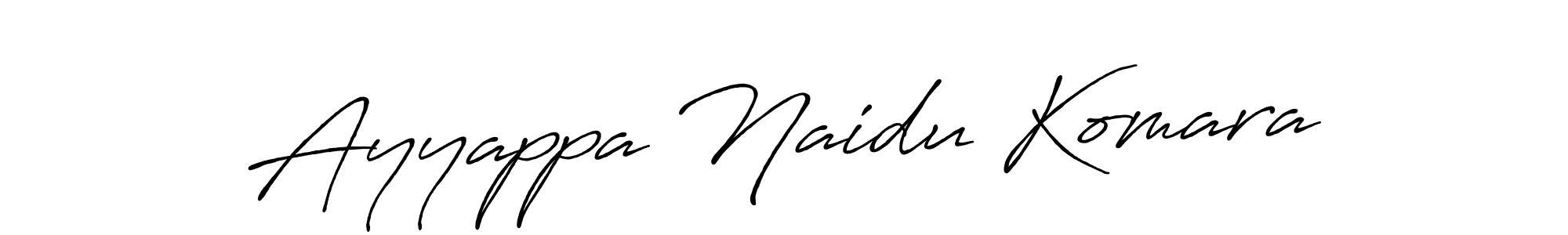 How to make Ayyappa Naidu Komara signature? Antro_Vectra_Bolder is a professional autograph style. Create handwritten signature for Ayyappa Naidu Komara name. Ayyappa Naidu Komara signature style 7 images and pictures png