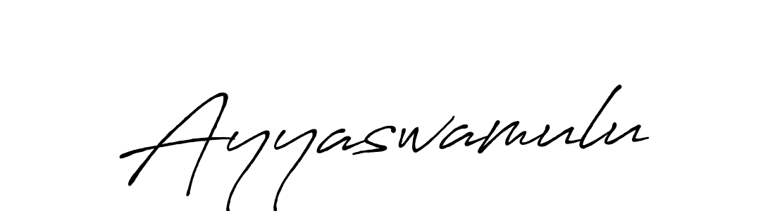 Ayyaswamulu stylish signature style. Best Handwritten Sign (Antro_Vectra_Bolder) for my name. Handwritten Signature Collection Ideas for my name Ayyaswamulu. Ayyaswamulu signature style 7 images and pictures png