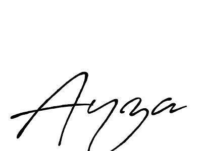 Ayza stylish signature style. Best Handwritten Sign (Antro_Vectra_Bolder) for my name. Handwritten Signature Collection Ideas for my name Ayza. Ayza signature style 7 images and pictures png
