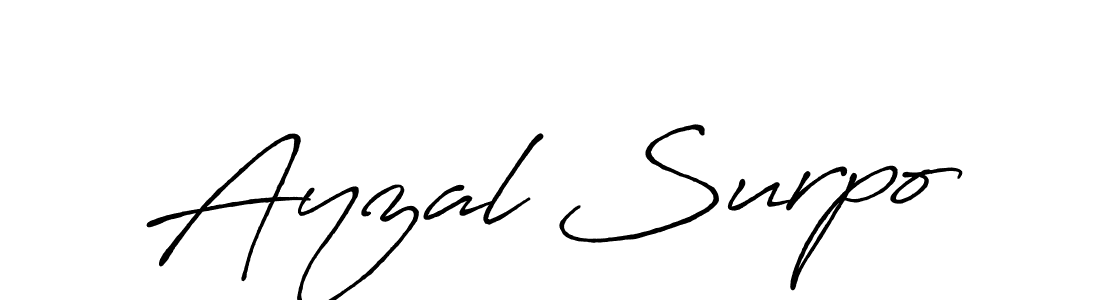 Best and Professional Signature Style for Ayzal Surpo. Antro_Vectra_Bolder Best Signature Style Collection. Ayzal Surpo signature style 7 images and pictures png