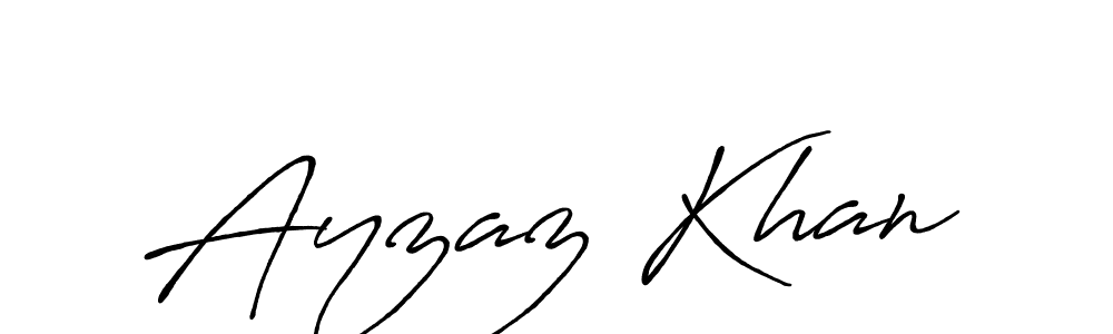 The best way (Antro_Vectra_Bolder) to make a short signature is to pick only two or three words in your name. The name Ayzaz Khan include a total of six letters. For converting this name. Ayzaz Khan signature style 7 images and pictures png