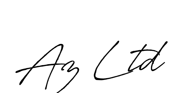 Also You can easily find your signature by using the search form. We will create Az Ltd name handwritten signature images for you free of cost using Antro_Vectra_Bolder sign style. Az Ltd signature style 7 images and pictures png