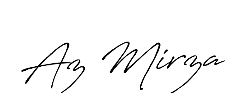 Once you've used our free online signature maker to create your best signature Antro_Vectra_Bolder style, it's time to enjoy all of the benefits that Az Mirza name signing documents. Az Mirza signature style 7 images and pictures png