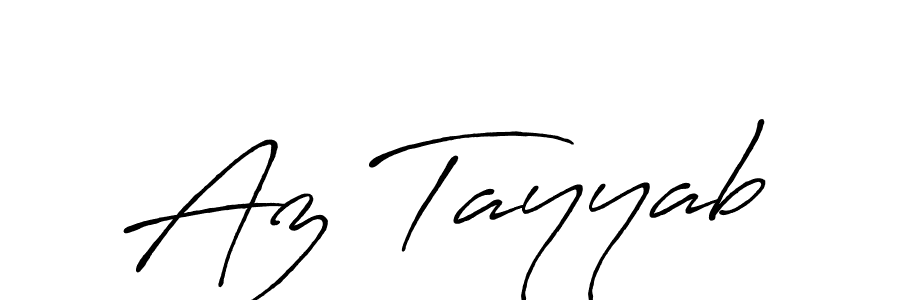 Make a beautiful signature design for name Az Tayyab. With this signature (Antro_Vectra_Bolder) style, you can create a handwritten signature for free. Az Tayyab signature style 7 images and pictures png