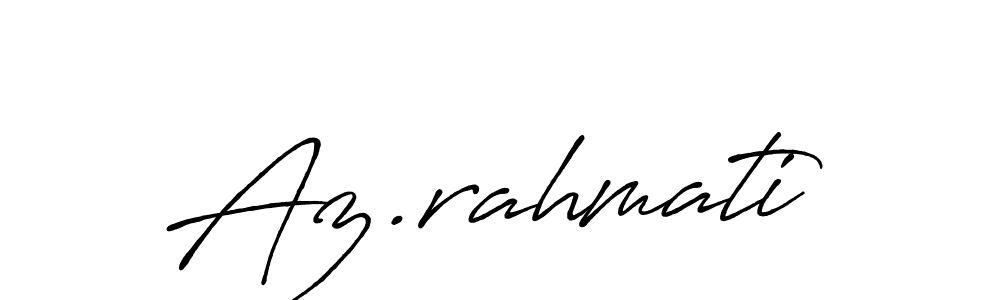 It looks lik you need a new signature style for name Az.rahmati. Design unique handwritten (Antro_Vectra_Bolder) signature with our free signature maker in just a few clicks. Az.rahmati signature style 7 images and pictures png
