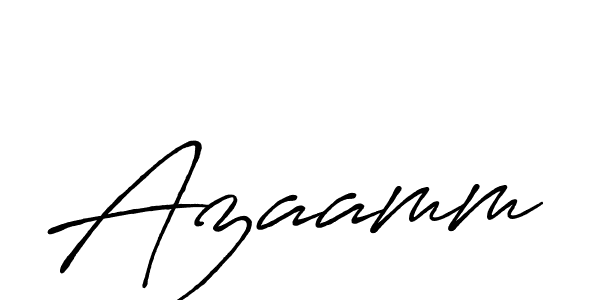 Design your own signature with our free online signature maker. With this signature software, you can create a handwritten (Antro_Vectra_Bolder) signature for name Azaamm. Azaamm signature style 7 images and pictures png